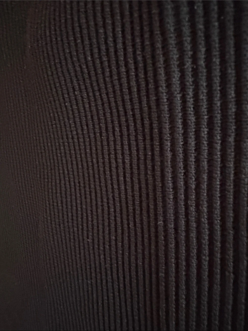 Babaton Black Ribbed Racerback Mini Dress - Picture 3 of 5